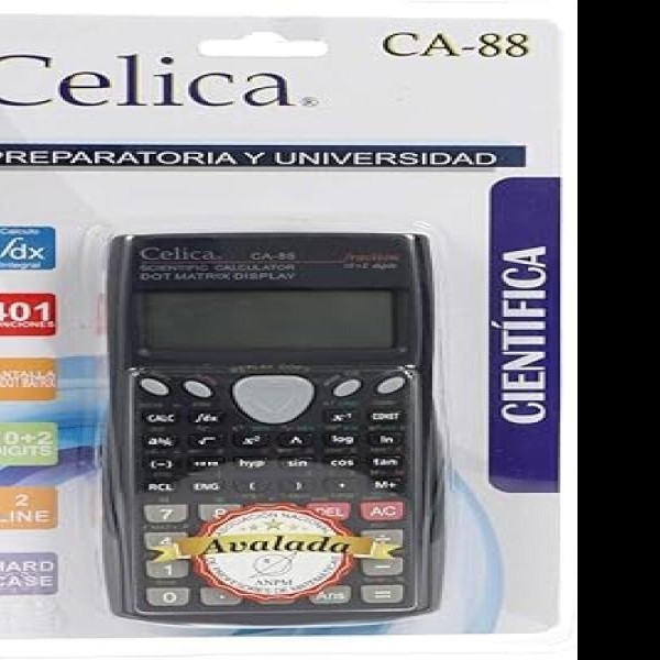 CALCULADORA CIENT. CELICA CA-88 401 FUNC. E10 C60